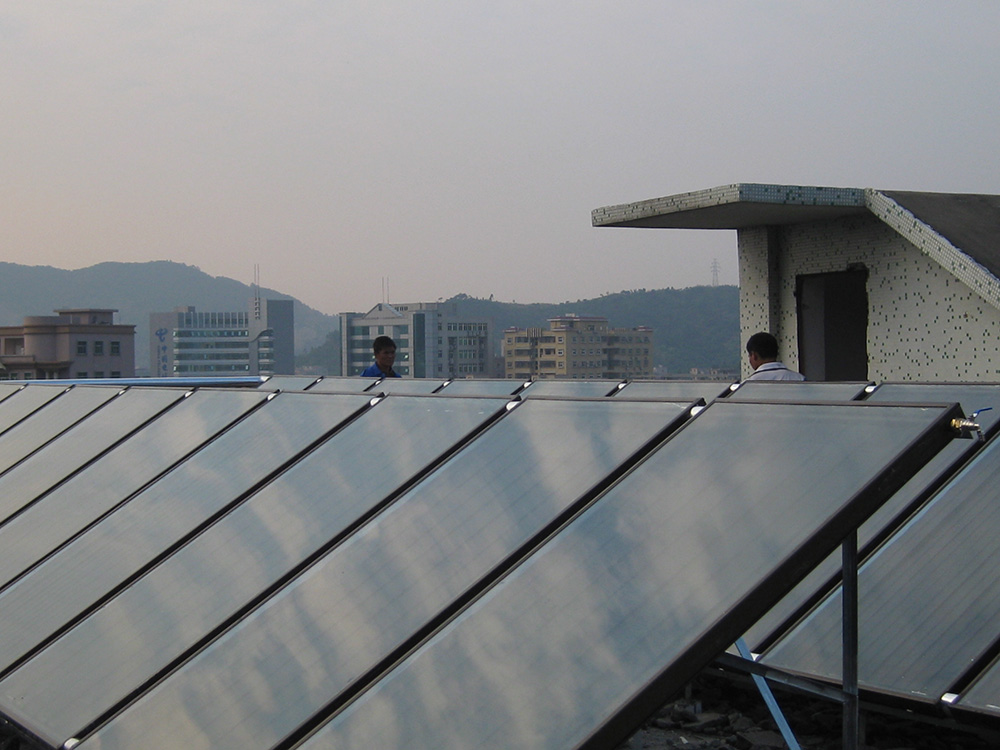 太陽能加空氣能熱水工程